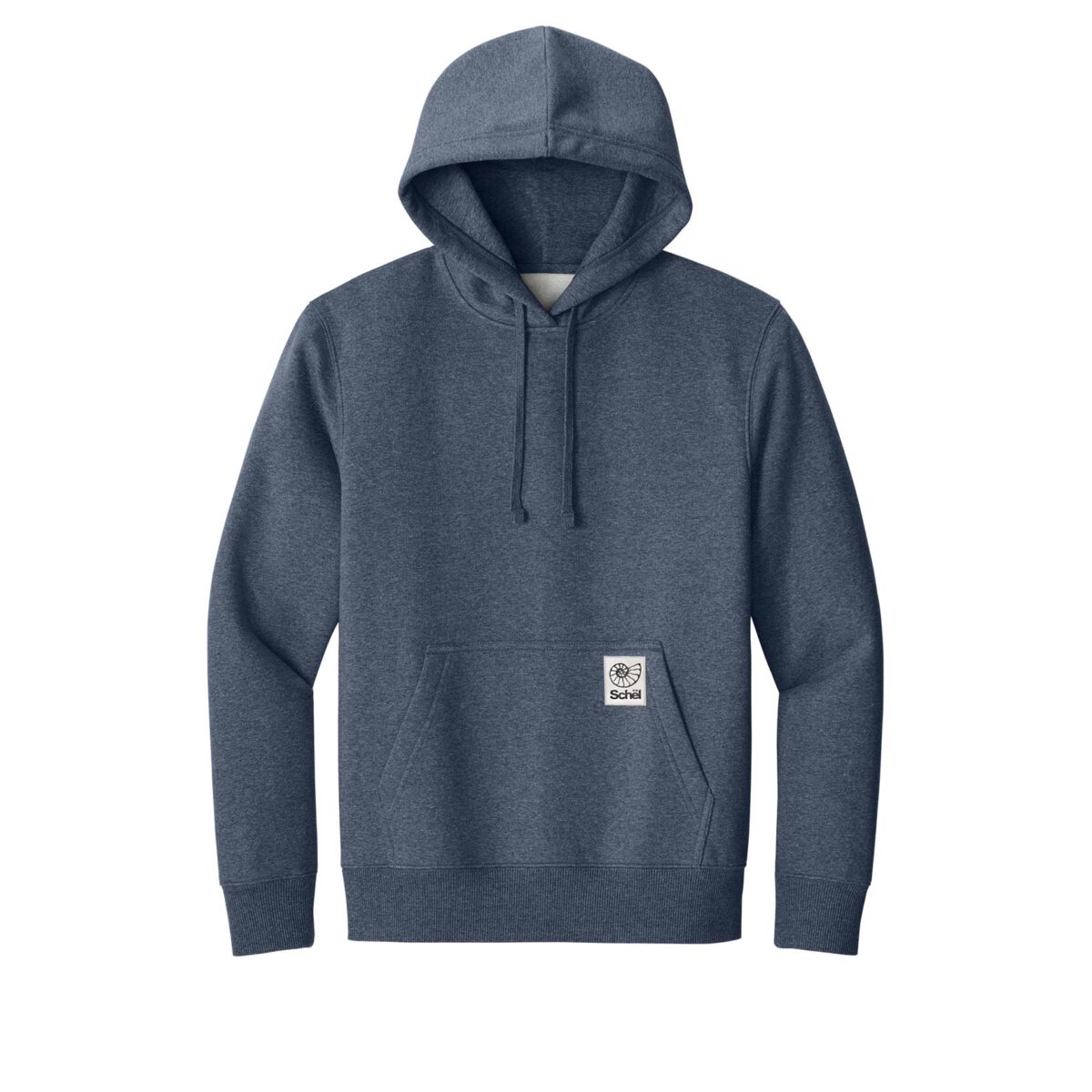 Schël Apex Heavyweight Hoodie in heather navy