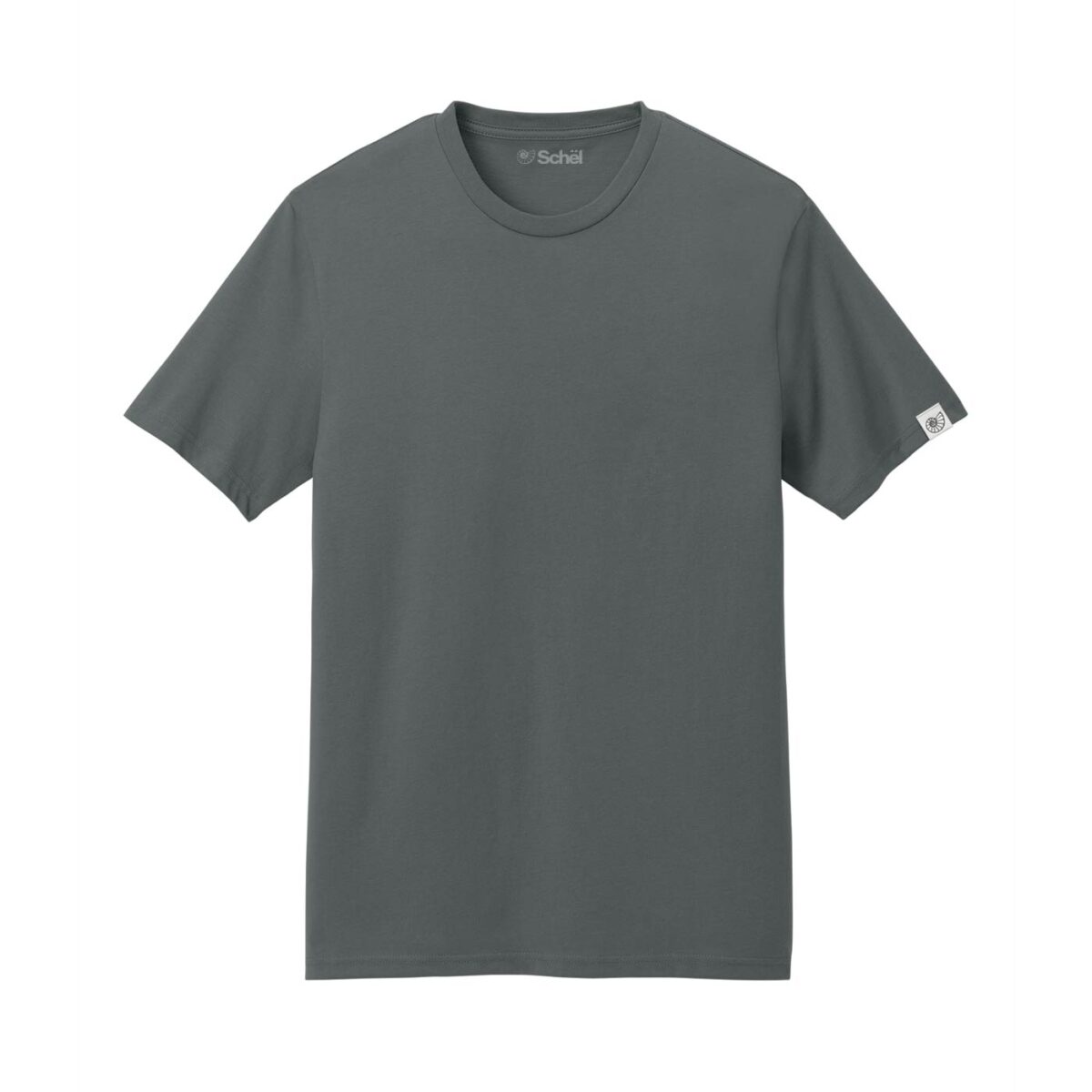 Schël Classic Cotton T-Shirt in Metal Gray