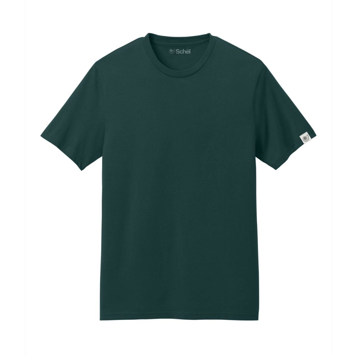 Schël Classic Cotton T-Shirt in Dark Green