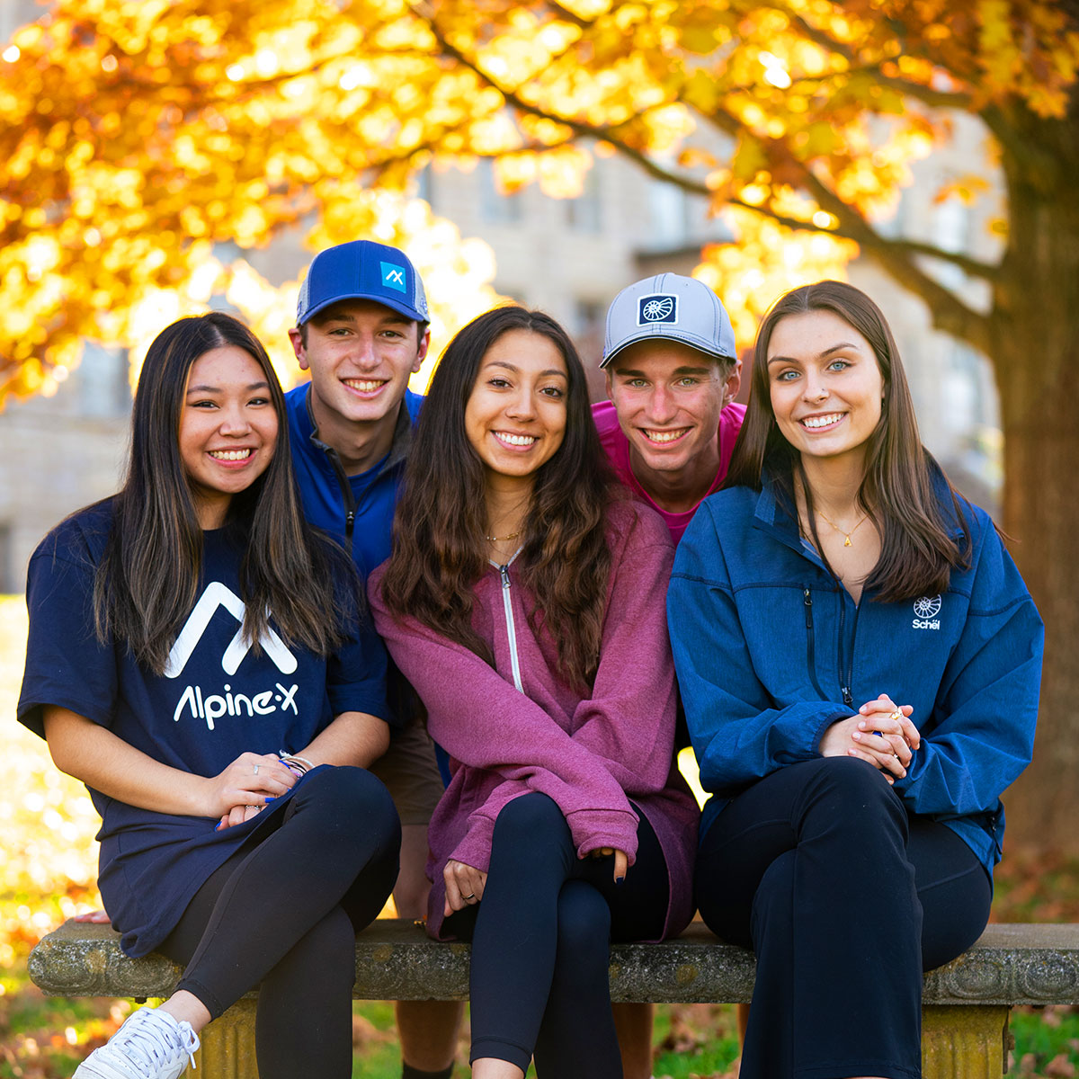 Students wearing Schel apparel