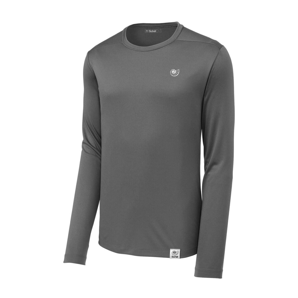 UV Pro long sleeve T-shirt with SölShield UV protection technology in charcoal