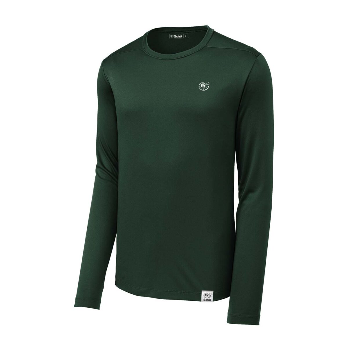 UV Pro long sleeve T-shirt with SölShield UV protection technology in forest green.