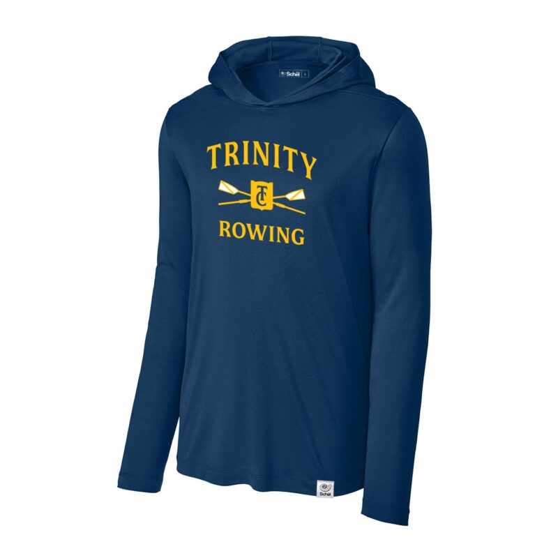 Lightweight UV Hoodie Trinity College Rowing-Navy